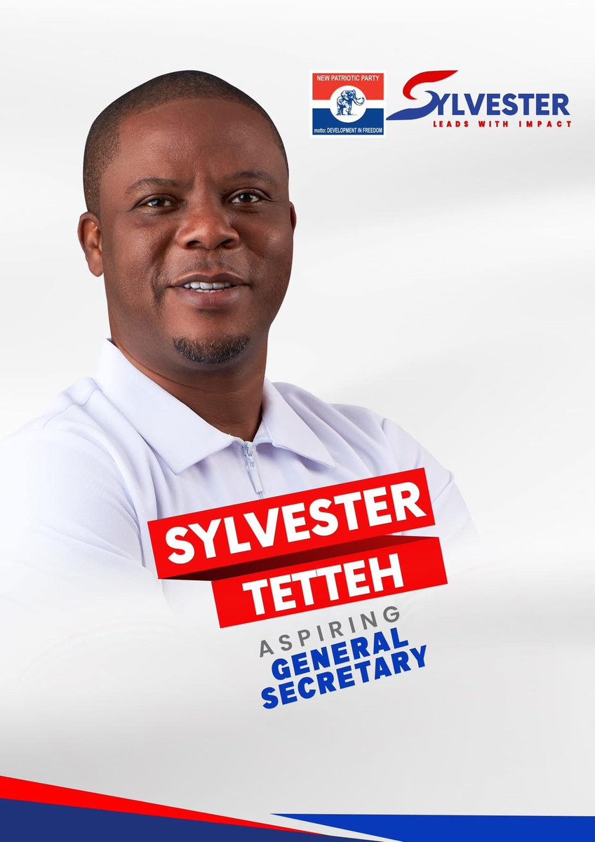 SlyForGS's tweet photo. THE MOMENT IS NOW
The party deserves focused, disciplined, and strategic leadership.
Hon. Sylvester Tetteh is prepared to serve.
Sylvester Tetteh
For NPP General Secretary
#LeadershipThatServes #OneNPP #sylvestertetteh #leadership #PartyFirst #NPP #Sly #unity #ResponsibleLeadership