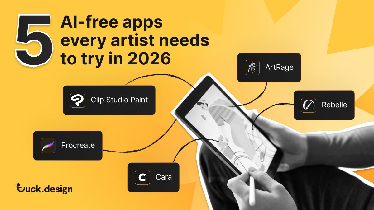 🎨 Looking for AI-free creativity tools?

Here are 5 apps every artist should try in 2026 to bring your ideas to life! 🖌️✨

Discover the tech that lets you stay in full control of your creations.

Ready to level up your art?

#DigitalArt #Creativity #DesignTools #ArtistTools