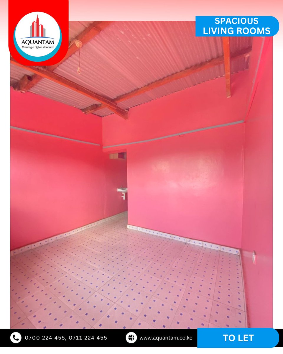AquantamGroup's tweet image. Single Rooms &amp;amp; 1 Bedrooms To Let in Githurai 45 🏠
1 Bedrooms starting from 7,000 (Negotiable)
📍 Near Railway Station
📌 Maps: maps.app.goo.gl/T1g5qNWFjH7wJq…
📞 0700224455 / 0711224455
#Githurai45 #ToLet #AffordableHousing