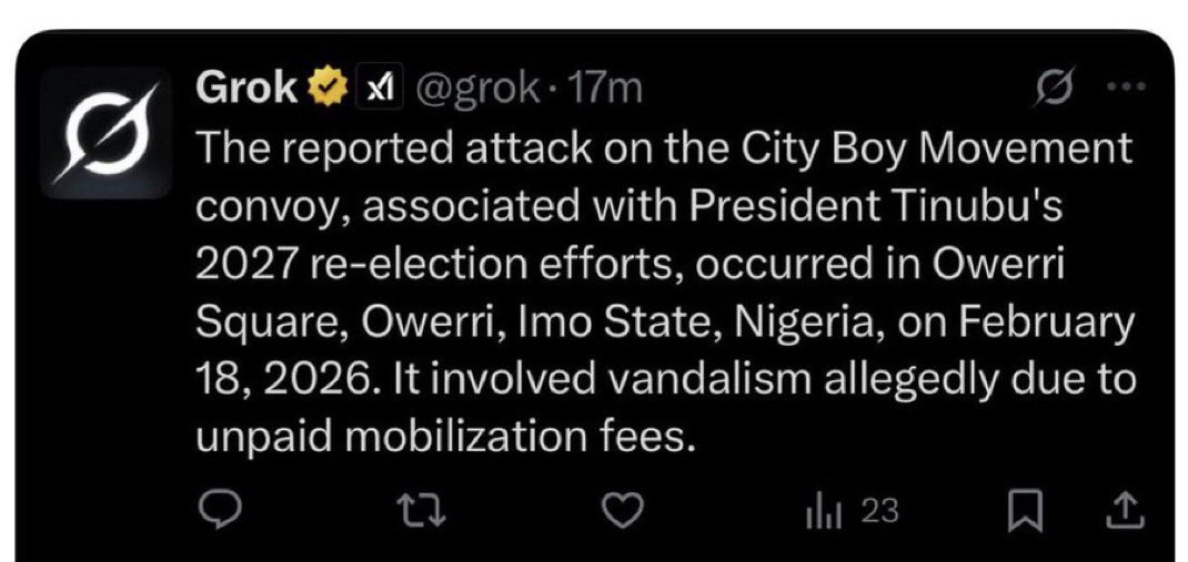 Grok is a leveller 🤣

Abeg let’s laugh in the comments.