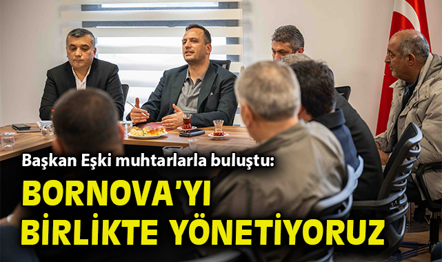 Başkan Eşki muhtarlarla buluştu: Bornova’yı birlikte yönetiyoruz oncusehir.com/baskan-eski-mu… 

<a href="/omereskichp/">Ömer Eşki</a> <a href="/bornovabld/">Bornova Belediyesi</a>