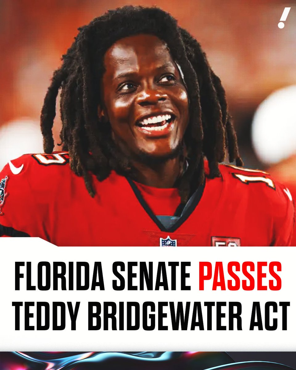 YahooSports's tweet image. On Thursday, the “Teddy Bridgewater Act” (CS/CS/SB 178) was passed unanimously in Florida, authorizing K–12 head coaches to contribute up to $15,000 per year from their own funds to benefit student-athletes.

Teddy Bridgewater was suspended from his alma mater, Northwestern