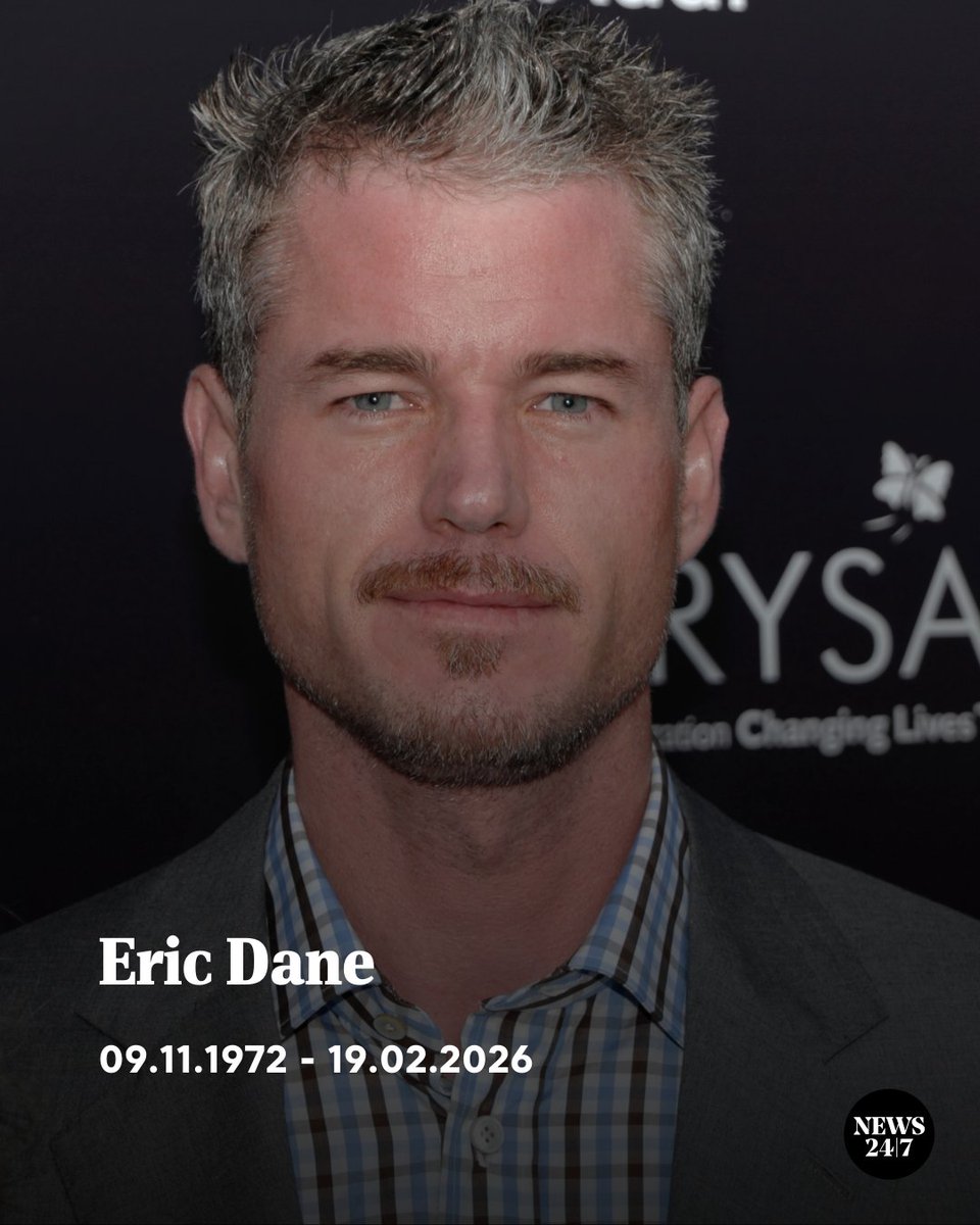 🥀Ο Eric Dane, γνωστός από τις επιτυχημένες σειρές Euphoria και Grey’s Anatomy, πέθανε σε ηλικία 53 ετών

⚫Ο Dane έφυγε από τη ζωή το απόγευμα της Πέμπτης 19.02. Λίγους μήνες νωρίτερα, είχε γνωστοποιήσει ότι έπασχε από Αμυοτροφική Πλευρική Σκλήρυνση (ALS), την πιο συχνή μορφή