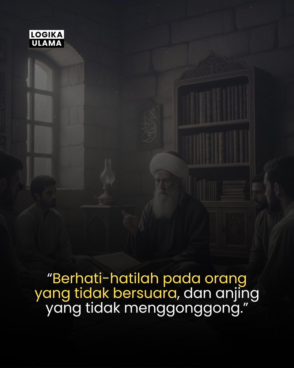 logikaulama's tweet photo. Berhati-hatilah pada orang yang tidak bersuara, dan anjing yang tidak menggonggong. Peribahasa Latin https://t.co/CpXxDCXMCK