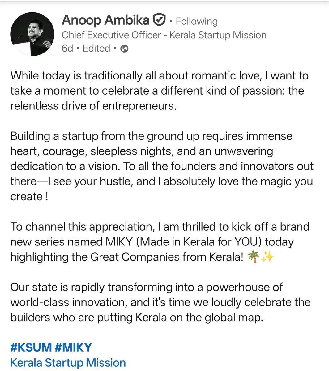 roteIndischer's tweet photo. Follow this series by @anoopambika on LinkedIn. #MIKY - Make In Kerala for You.

Things our #MaPra brethren would actively try to suppress, because it goes against their agenda.

https://t.co/CA5rkjsrRm https://t.co/pUOwUMfd9h