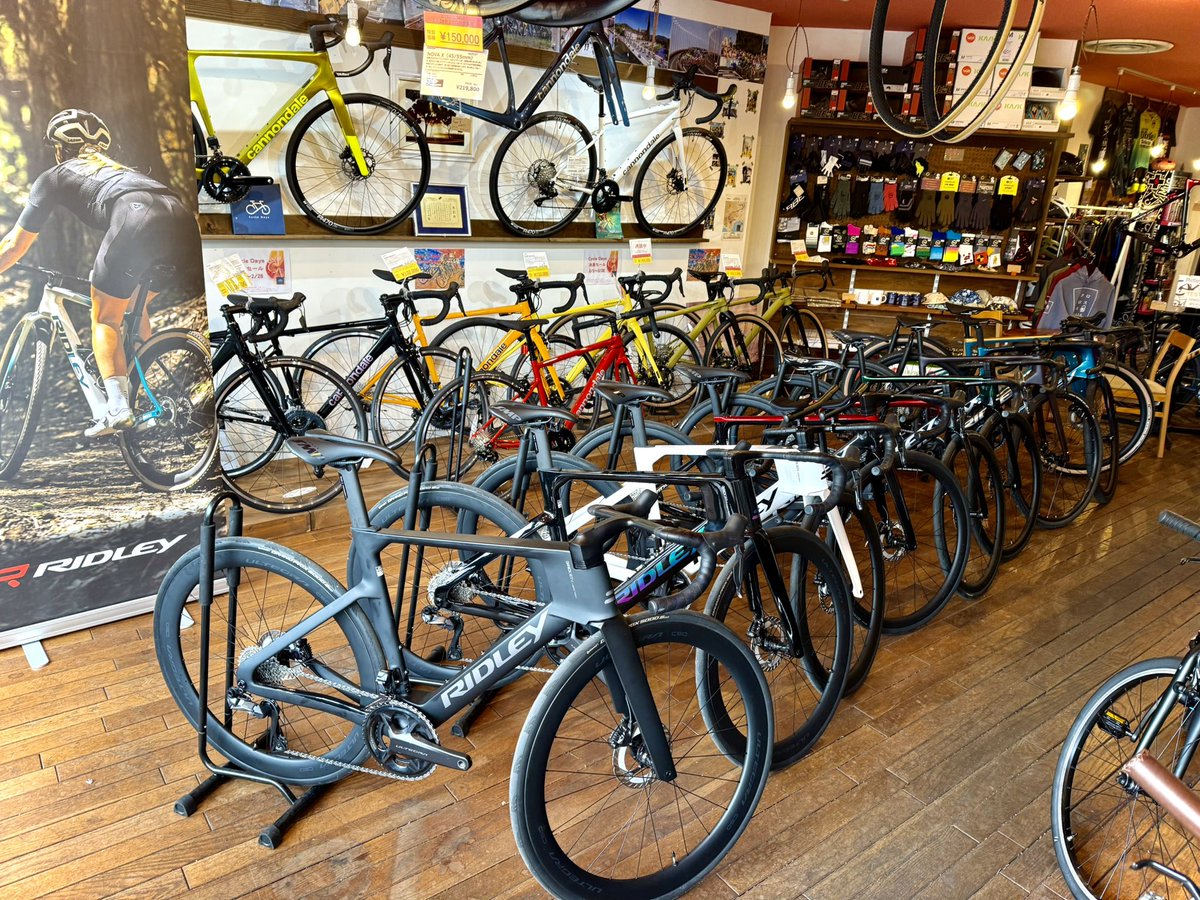 cycle_days's tweet image. Ridley試乗車到着しました！！✨✨
三連休、皆様のご来場心よりお待ちいたしております！

cycledays.jp/2026/02/14/rid…