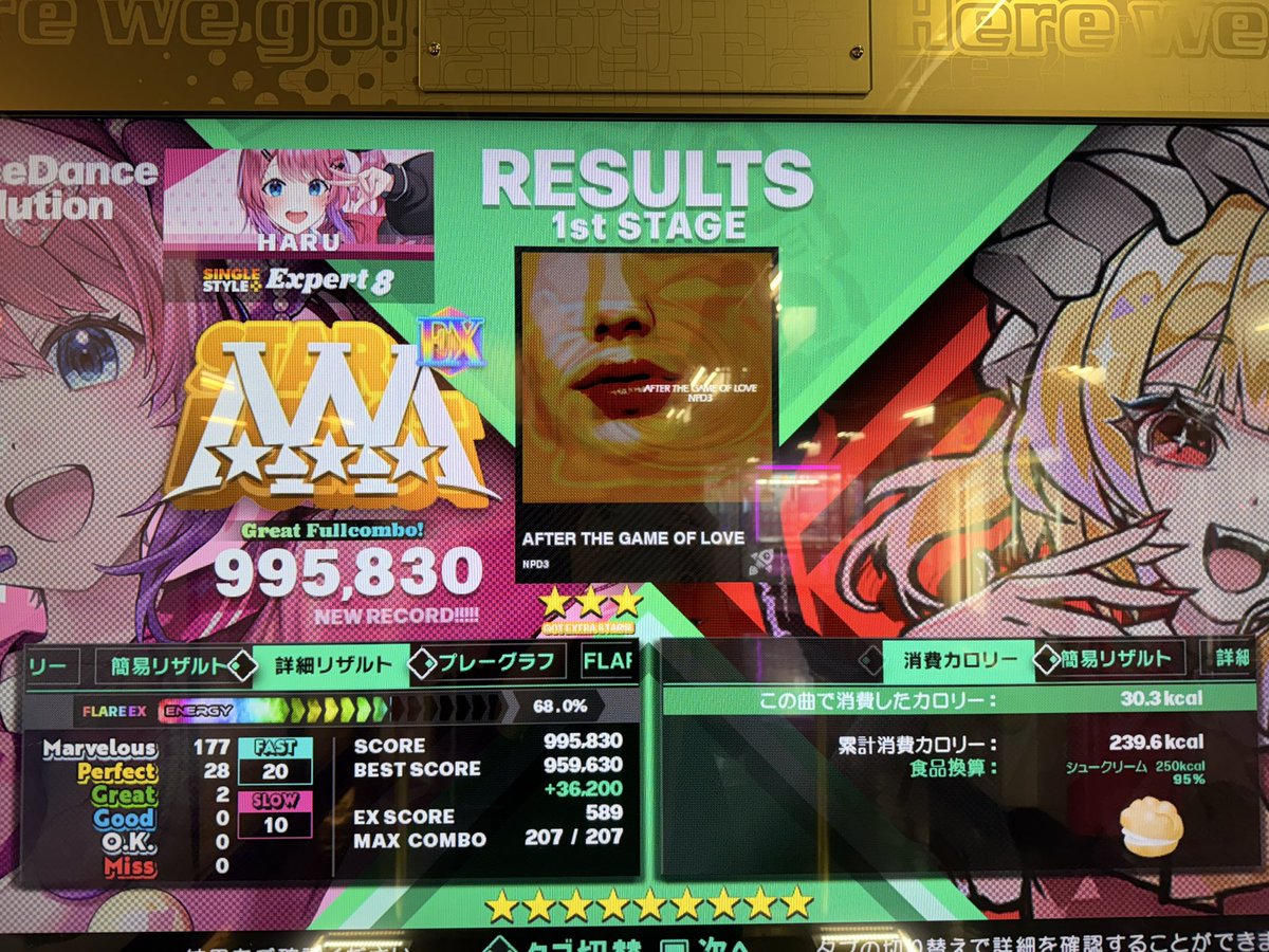 今日のAAAリザルト集❗️パート1🌟