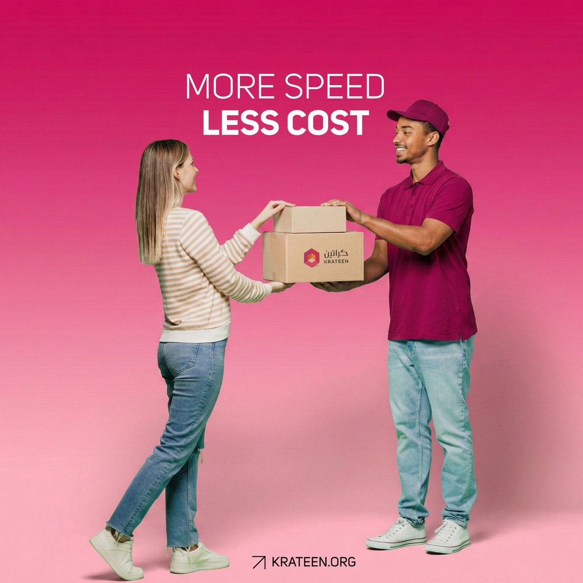 🚚💨 Why settle for slow and pricey delivery?

At Krateen, we deliver more speed at less cost—so your parcels arrive faster without breaking the bank.

💡 Smarter logistics
🔻 Lower operational cost
🔝 Boost your business with every delivery

➡️ KRATEEN.ORG

#Krateen