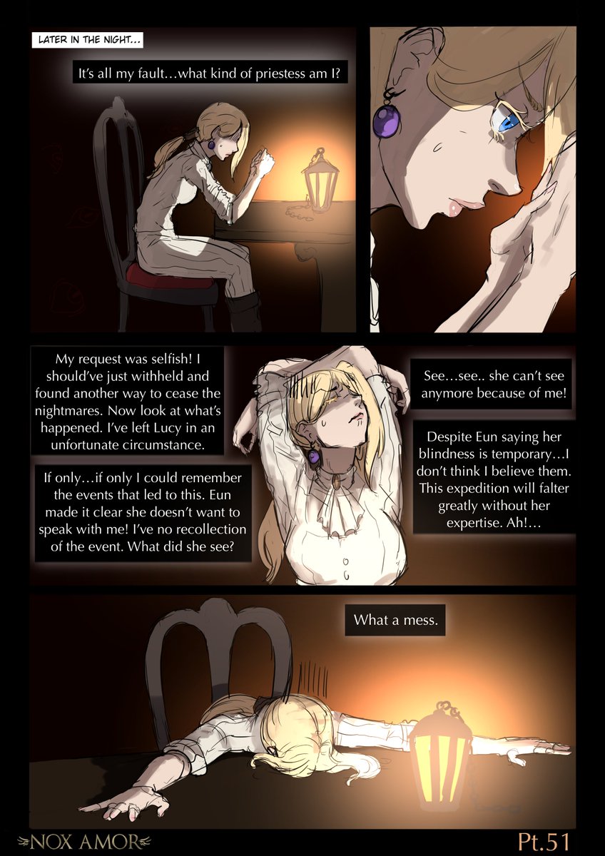 FoXxarius's tweet image. “I need to ask a favor of you.”
NOX AMOR pt.50-51
#NIGHTREIGN