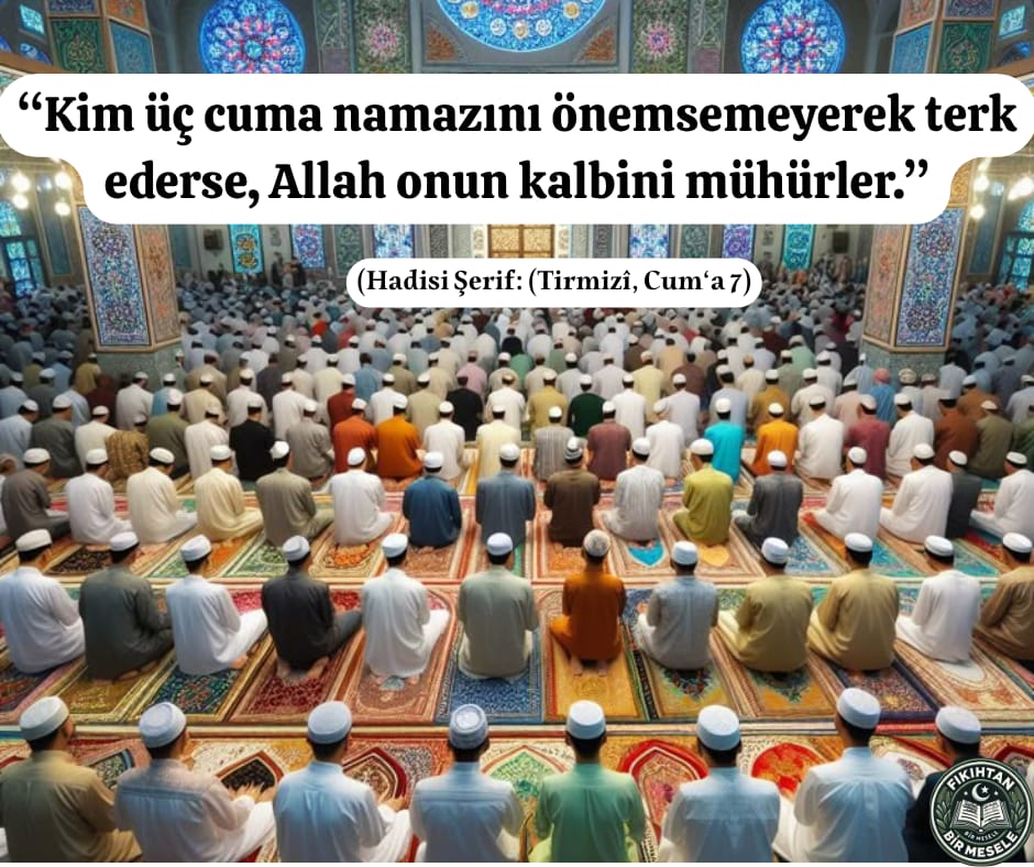 👉 Cuma Namazı buluğ çağına ulaşmış seferi olmayan bütün erkeklere farzdır.