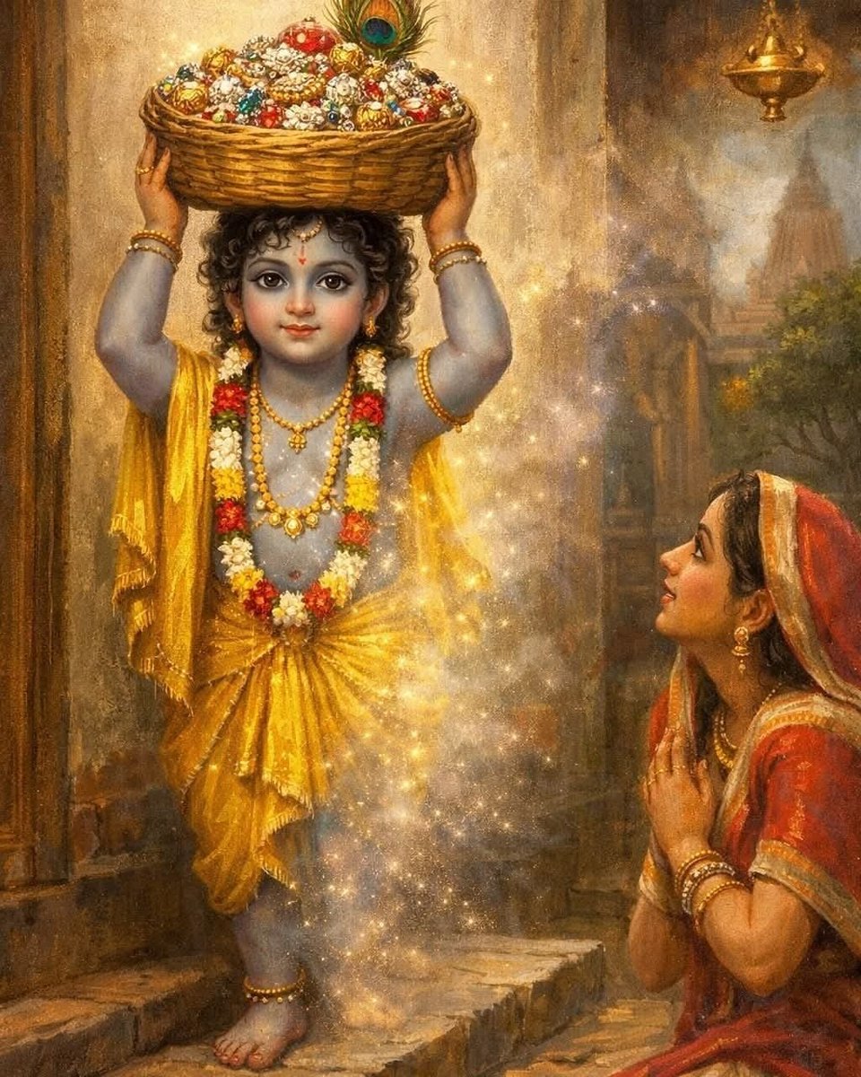 AcBabbar's tweet photo. जो भक्ति निष्काम होती है,
उसका पारिश्रमिक
भगवान स्वयं देने आते हैं https://t.co/5mQrmGqGUO