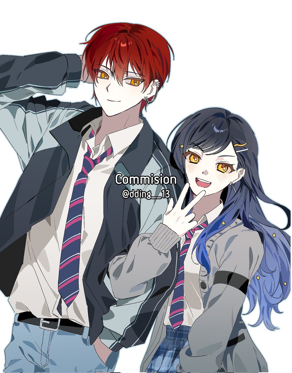 프딩 커미션계 tweet media