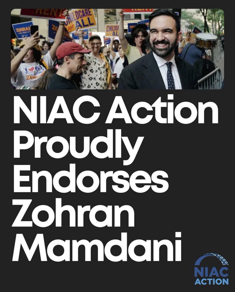 DrNeilStone's tweet photo. Reminder that the Mayor of New York is enthusiastically endorsed by NIAC, an Iranian regime propaganda group https://t.co/Fao3XogDnl