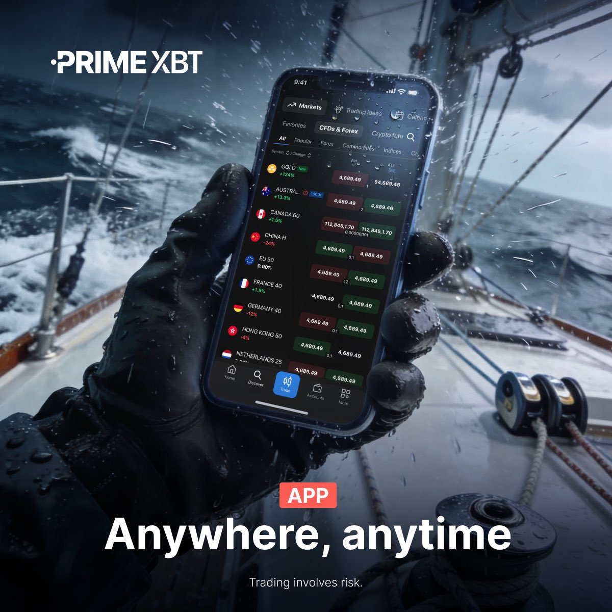 🌨️ Storm outside. Strategy inside.

When volatility hits, stay connected to the markets that matter crypto, forex, indices, and commodities: all in one place.

📲 Download now: eng.primexbt.com/42b0dWh 

#PrimeXBT #TradFi