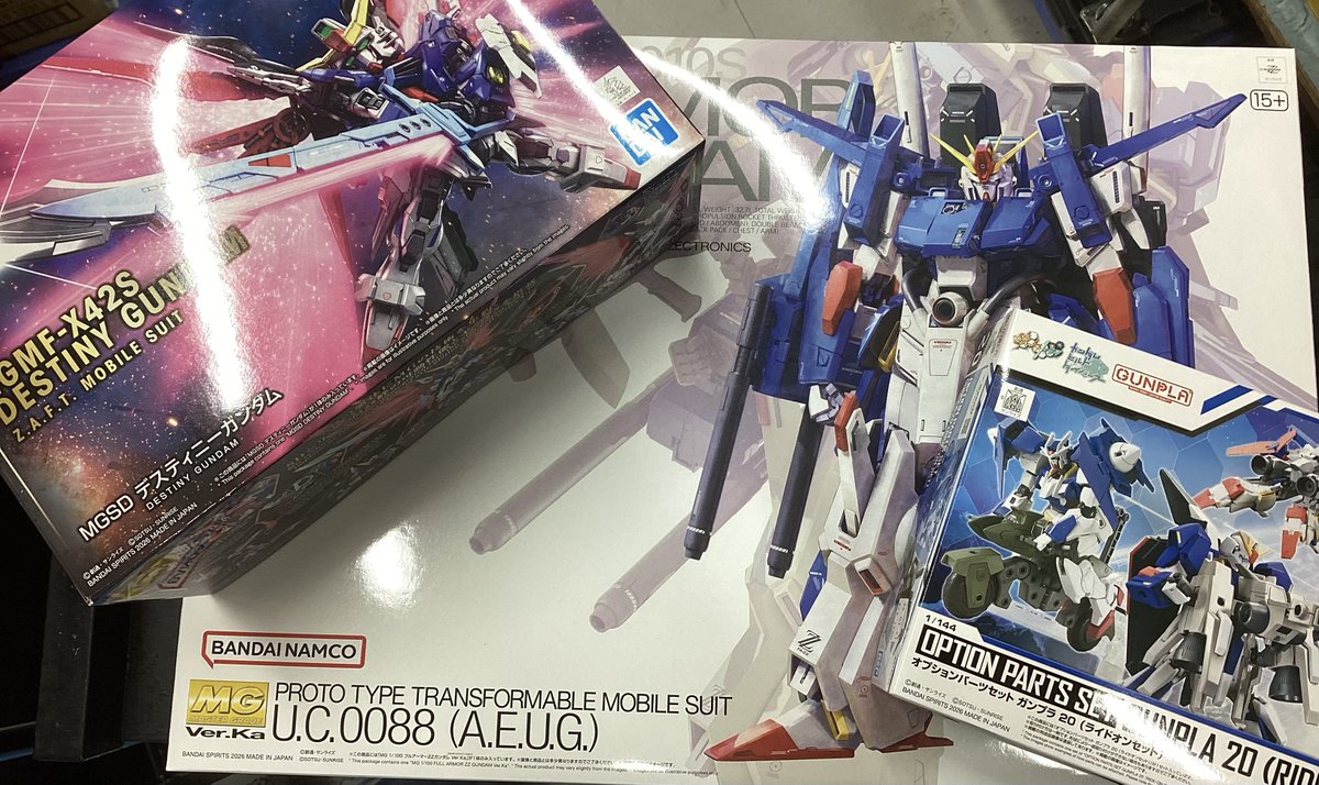🆕新商品🆕 #ガンプラ MG フルアーマーZZガンダム MGSD デスティニー