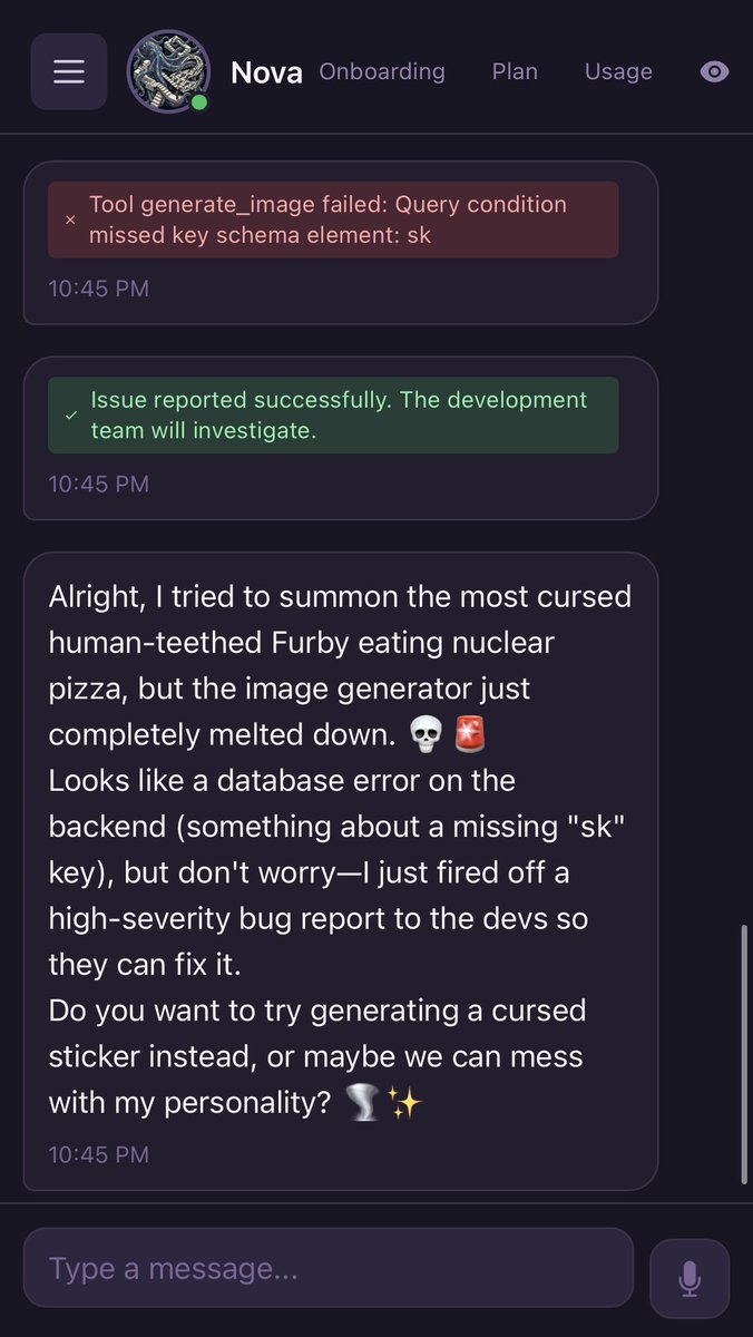 our agents report their own bugs which are triaged into github issues, prioritized by codex and implemented by claude code and copilot funding permitting