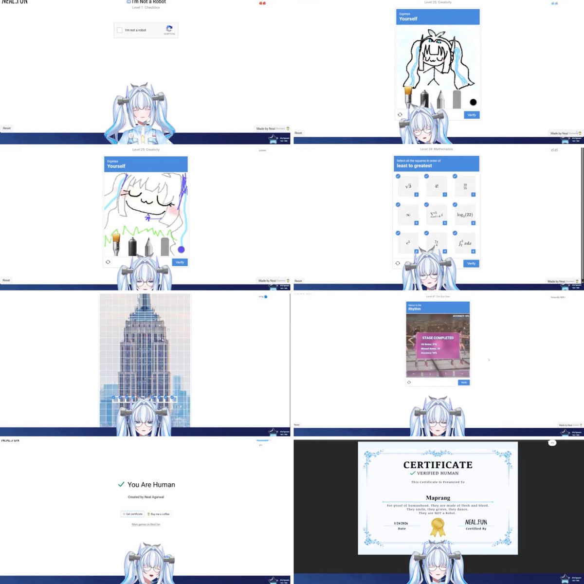 adisuan22's tweet image. Recap: ไลฟ์ I’m Not a Robot มะปรางเป็นบอท?! ของคุณมะปรางที่วันนี้ขอมาพิสูจน์ว่าตัวเองไม่ใช่บอทนะคะ แต่คือทูตสันติที่เป็นที่รักของเมมี่ งานนี้เมมี่ช่วยดู คุณท็อปเข้ามาคำนวณ ทำให้เกมนี้สำเร็จและผ่านไปด้วยดี พร้อมการได้รับใบ Certificate รับรองคุณมะปรางกันเลย แฮปปี้ๆ✨
#MaprangAstray