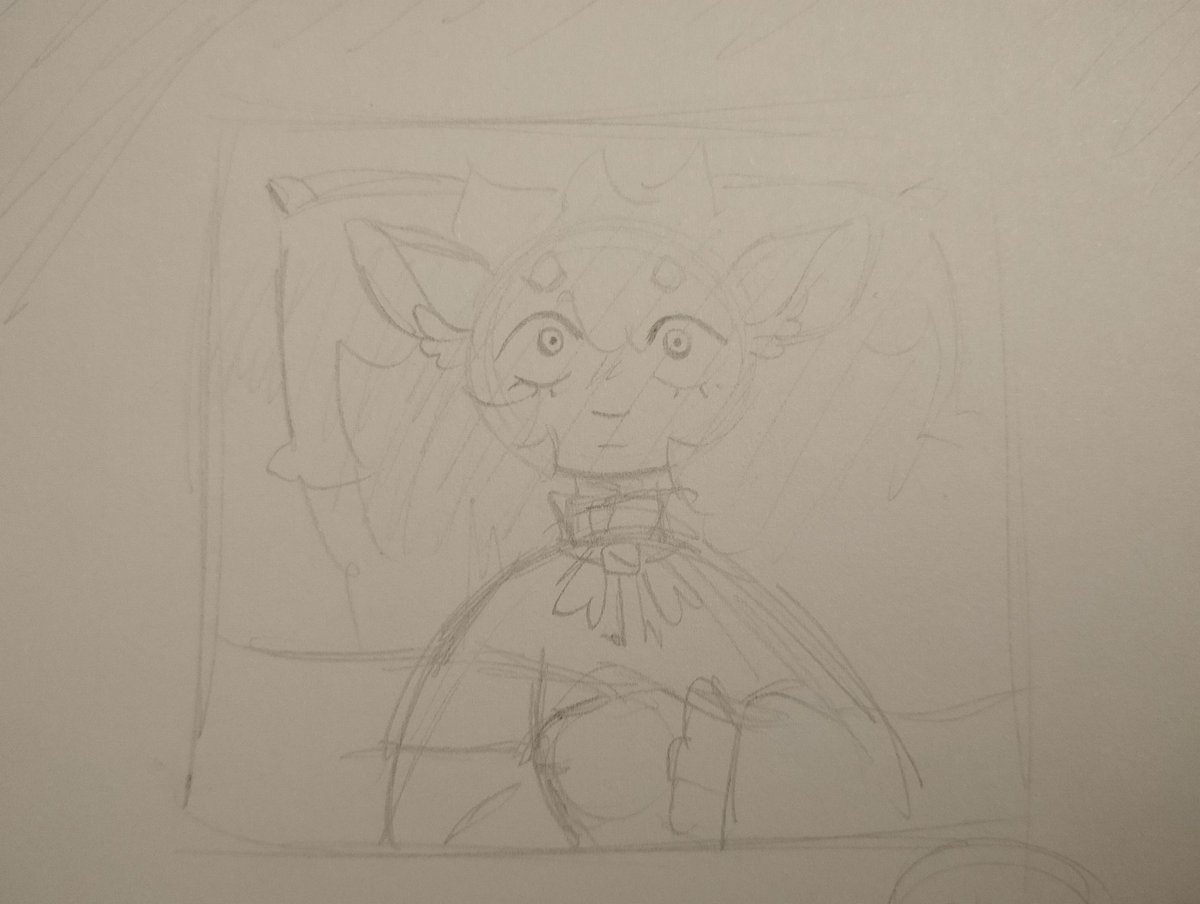 Hice un storyboard ayer, pero no quiero mostrar todo, así que acá les dejo UN panel <3