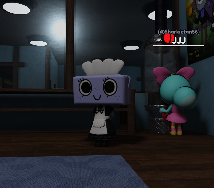 im palying dandy world with friends i like this skin