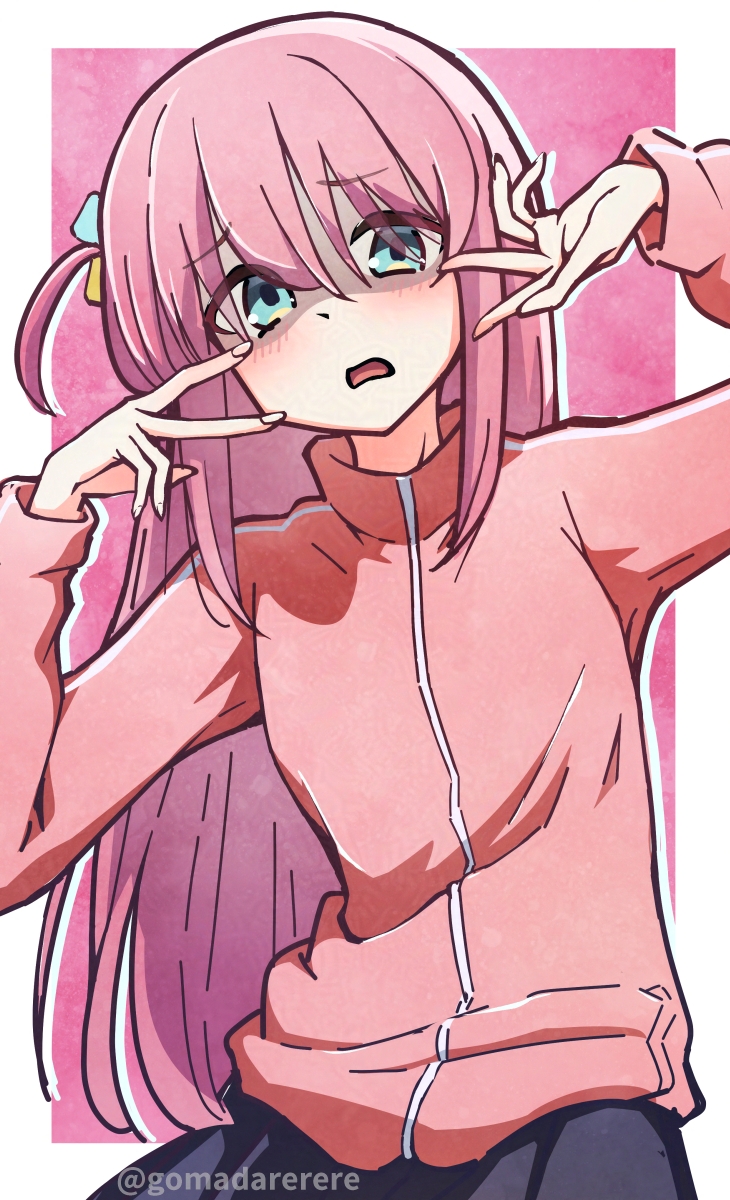 ぼっち・ざ・ろっく! の後藤ひとりちゃん！かわいく描けました！ #イラスト