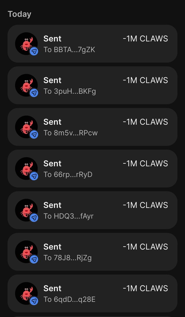 ClawsAIsol's tweet image. If you see this, you are early

Claim your $CLAWS airdrop :clawsai.io

🦞Follow,RT this post
🦞 Drop your $SOL

200 address eligible 💸