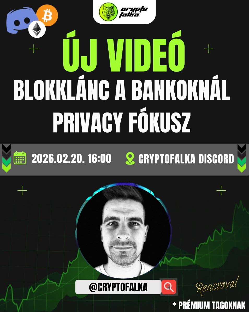 📅 PÉNTEK 16:00 – R3ncso élőben

A blokklánc transzparens.
Ez sokszor szuper.

De mi van akkor, ha a teljes átláthatóság már hátrány?
És emiatt a „valódi pénz” nem tud normálisan belépni a rendszerbe?

🕓 Ma 16:00-kor megnézzük, hogyan lehet
👉 okosszerződésben számolni