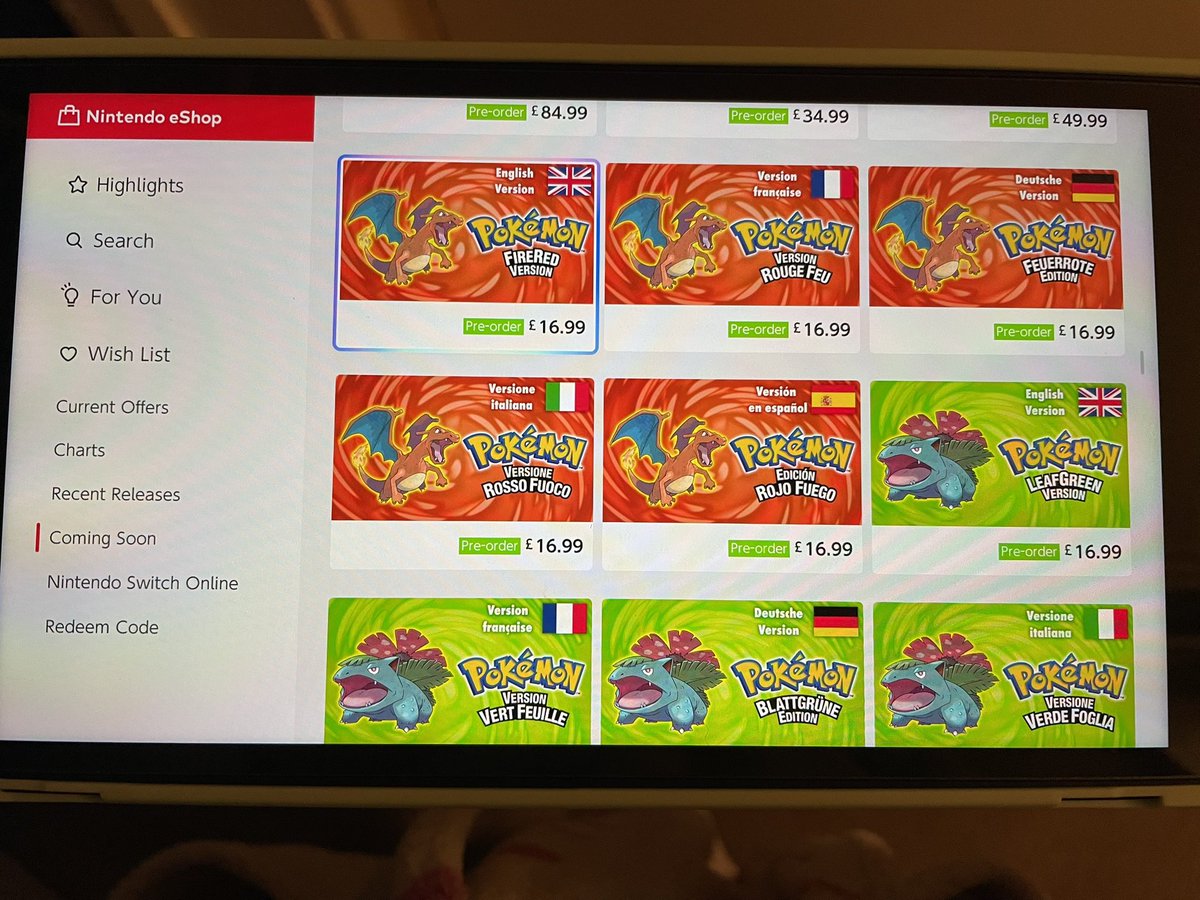 geekoutgirl's tweet image. That’s a lot of Pokémon in the UK eshop this morning… 😅