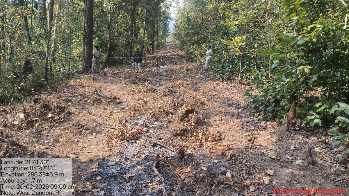 DfoBonai's tweet photo. Division Level Evaluation Team inspected and #checked fireline works of S. Bolang Section under Bonai Range, focused on quality, maintenance, and #preparedness to ensure effective forest fire prevention ๐ฅ๐ฅ๐ฆบ๐ณ๐ณ๐ณ๐ณ
@pccfodisha @Prem_CWLWOdisha
@RourkelaRc79045 https://t.co/UjG5fp6FiW