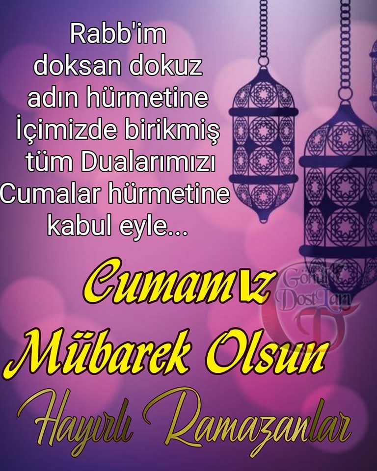 Cumanız mübarek olsun.Hayırlı cumalar