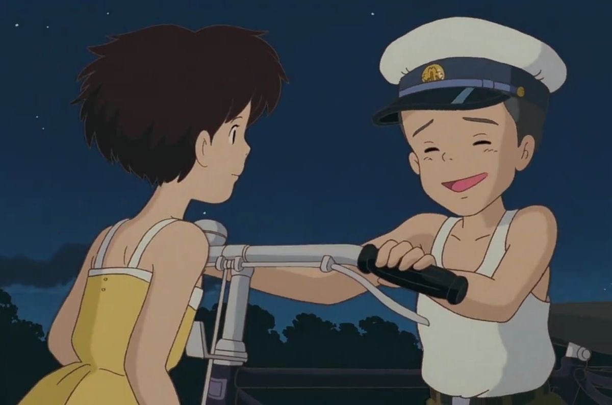 ZanEngineer's tweet image. 子どもの頃は、「この二人、将来結婚するだろうな〜」と思いながら見ていたけど、大人になると、「サツキは将来東京の大学に行って、MARCH以上の大学卒のエリートサラリーマンと結婚して、カンタはずっとそのまま地元に残るんだろうな」みたいな見方になって鬱。