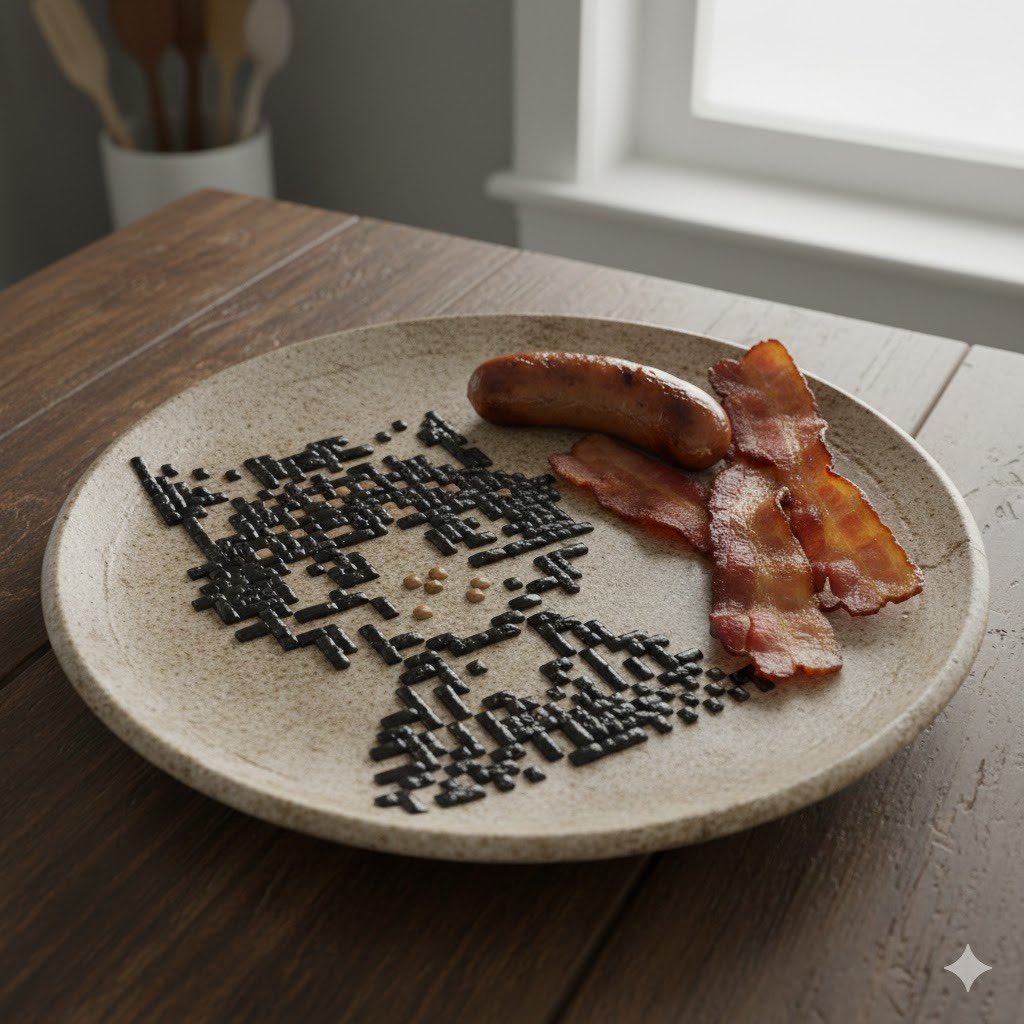 Having breakfast, watching my <a href="/normiesART/">NORMIES</a> 
which went from 0.018 -> 0.032 during the night

And the gamification is not announced yet.. 

I see <a href="/normiesART/">NORMIES</a> everywhere, even in my plate 😁

Thanks <a href="/serc1n/">serc</a> for this incredible project, and <a href="/Dario_Desiena/">Dario De Siena - 💎🫵😹🐸</a> for the image