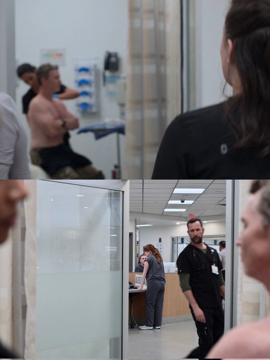 Santos and Robby clocking them. Everyone will know about this by two pm