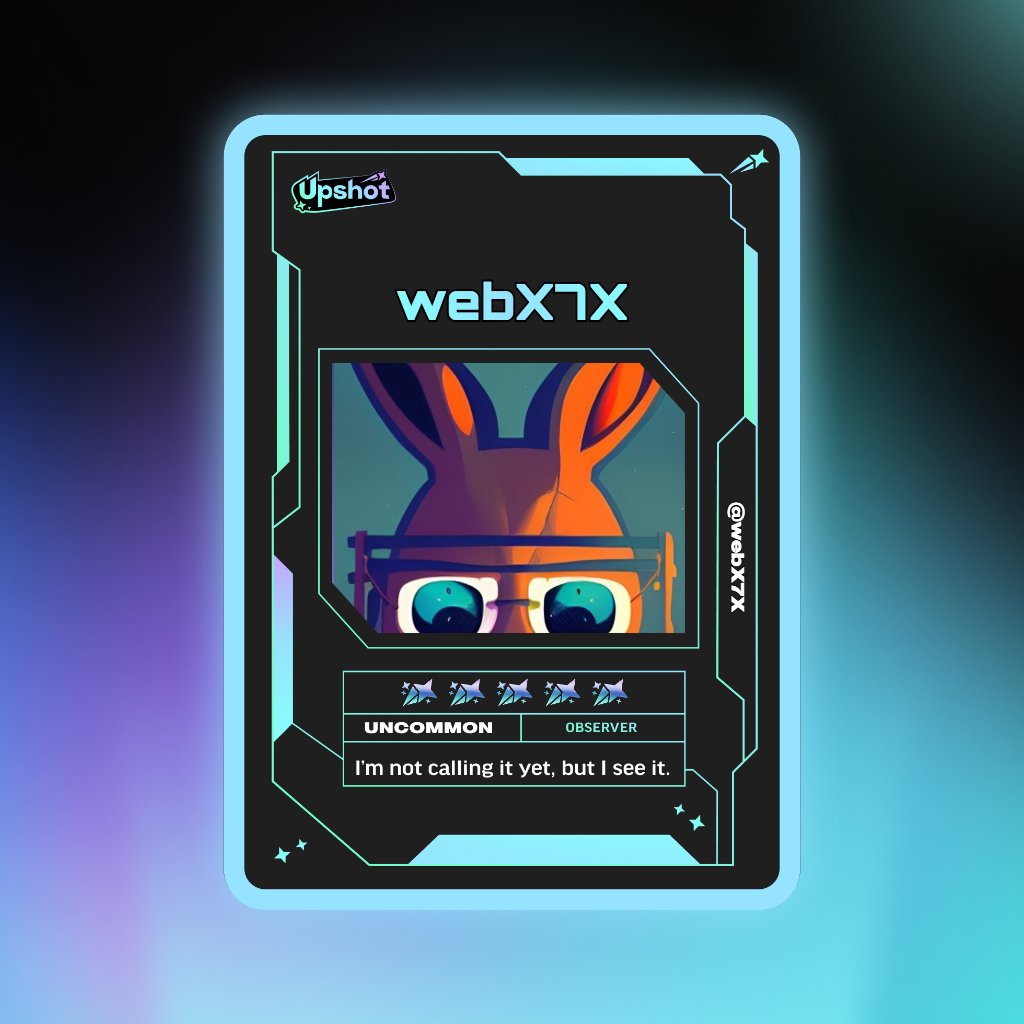 Just ripped my Predictor Card!

Ready to claim instant cash prizes, free packs and more.

Welcome to Prediction Play on <a href="/upshot_cards/">Upshot</a>

Your turn
beta.upshot.cards/?code=dd35d753