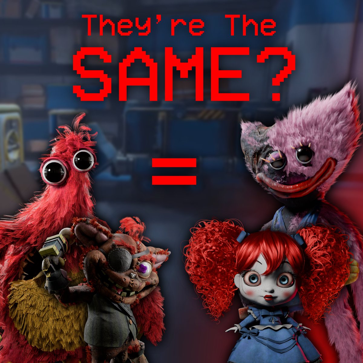 Giblet and Chum Chompkins are INTENTIONALLY meant to be similar to Poppy and Kissy’s relationship

This is an interesting fact that implies a ton about their dynamic 🤔

#PoppyPlaytimeChapter5