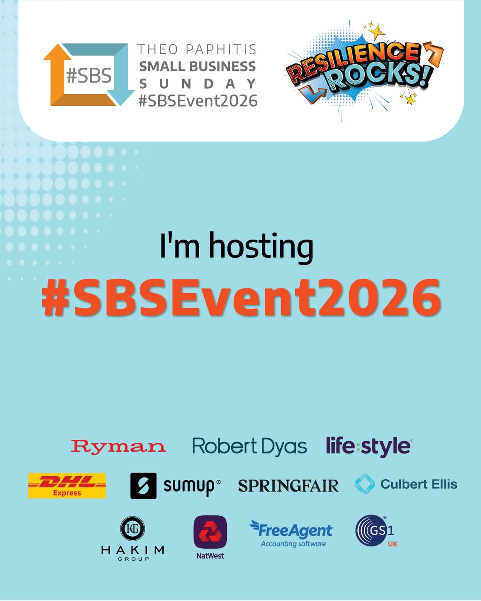 The day is finally here !

In just over an hour’s time, the doors will open and we’ll be welcoming over 1,000 guests to #SBSEvent2026.

Year after year, these events never fail to impress - from the buzz in the room and the passion for small business to the expertise of our