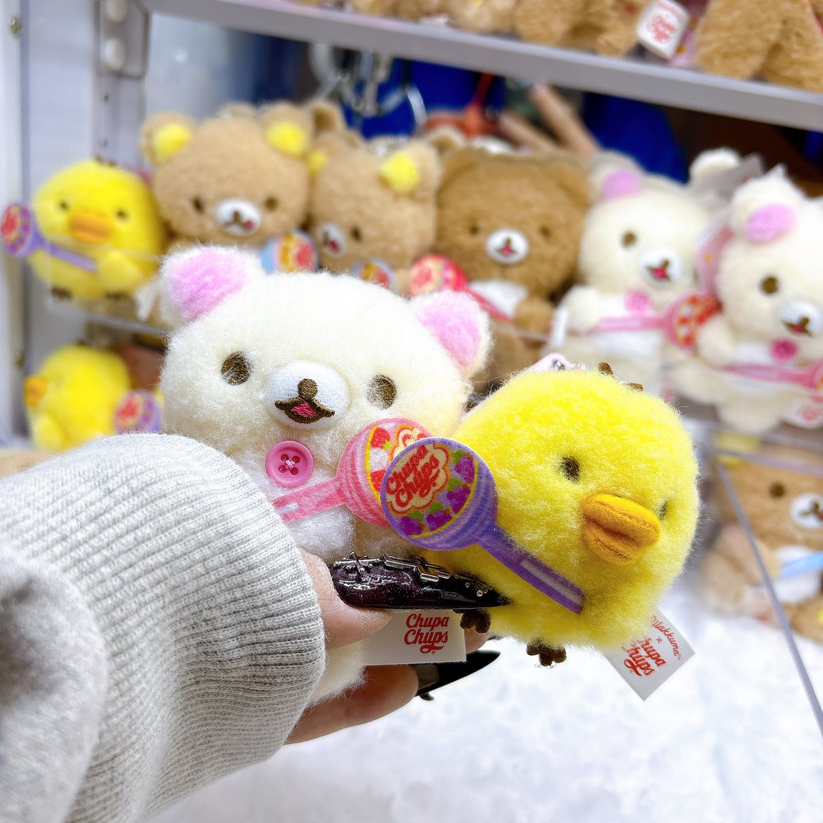 🧸新景品情報🍭】 ＼#リラックマ × #チュッパチャプス ／ 🧸マスコット
