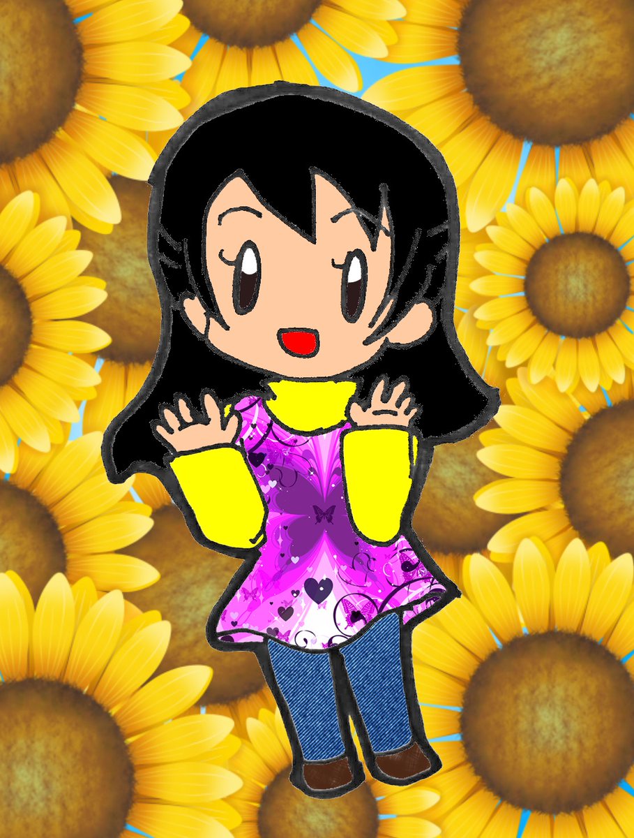 arisiamagic's tweet photo. 昔相棒がまだ髪の毛長い時に描いたミニキャラが出てきたので色塗りだけやり直してみた( ´艸｀)

⬅️9年前の色塗りした時

最近色塗り直した時➡️

#オリジナル https://t.co/kHEp29CRDz