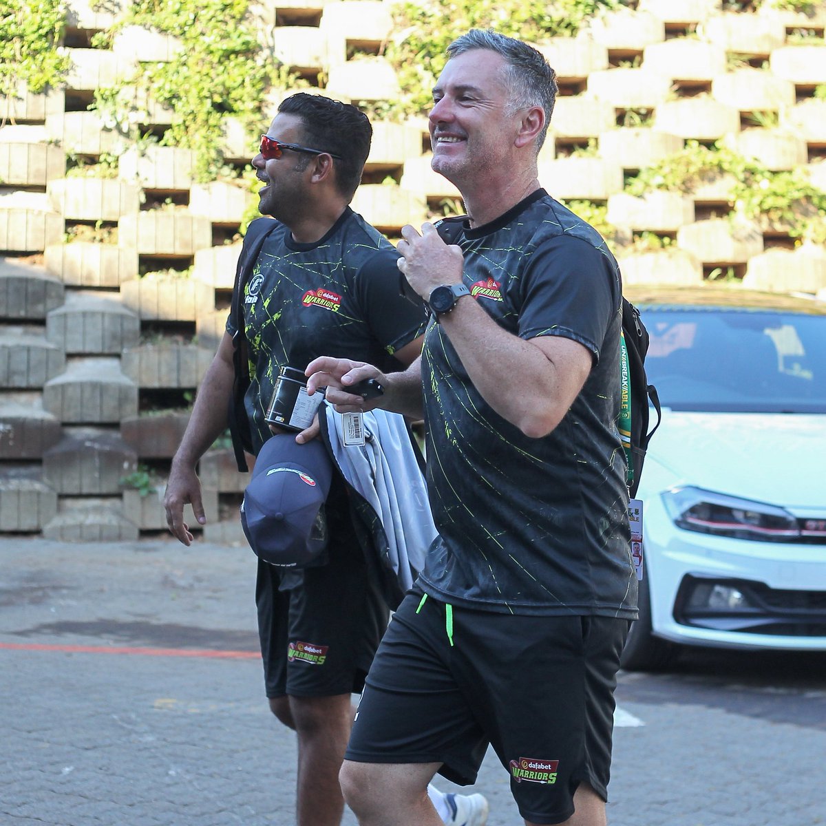 WarriorsCrickEC's tweet image. Day 3 Arrivals at DP World Wanderers Stadium🏟️

The Dafabet Warriors have arrived for Day 3 of the #4DaySeries 

Unshakable. Unstoppable. Ready for the DP World Lions⚔️

Let’s cheer for the Dafabet Warriors!⚔️🔥

#WozaNawe #4DaySeries
#WarriorWay #DafabetWarriors