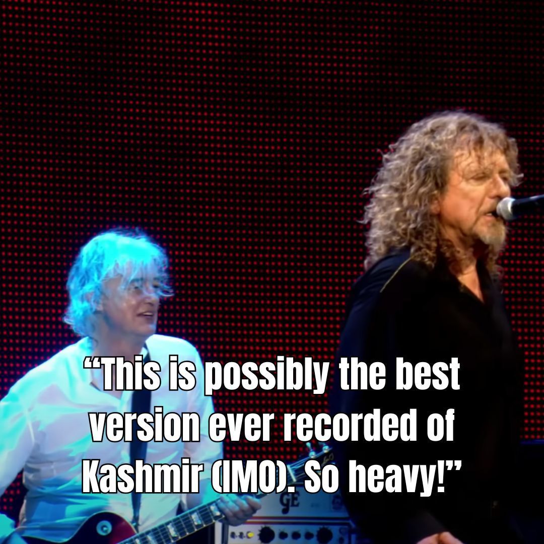 fasc1nate's tweet photo. Led Zeppelin’s “Kashmir” is built around one of Jimmy Page’s most powerful riffs: hypnotic, heavy, and instantly recognizable. I first heard it as a kid on Puff Daddy’s Godzilla soundtrack, but nothing compares to the raw force of the original.

Released in 1975 on Physical Graffiti, the song became Zeppelin’s defining epic, blending rock with Eastern influences and sweeping strings by John Paul Jones. Critics still call it one of their greatest creations.

Their 2007 Celebration Day performance,  with Jason Bonham on drums, shows the band’s magic never faded. Plant’s voice is deeper, Jones’s keys soar, and that riff still hits like a thunderclap. 

Watch it here: https://t.co/RgqP3r7eTJ