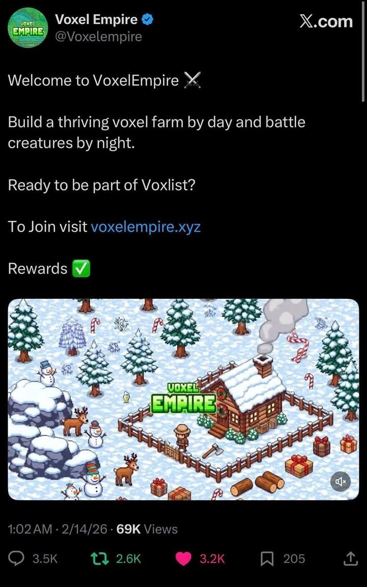 Join @voxelempire and secure your waitlist spot visit voxelempire.xyz