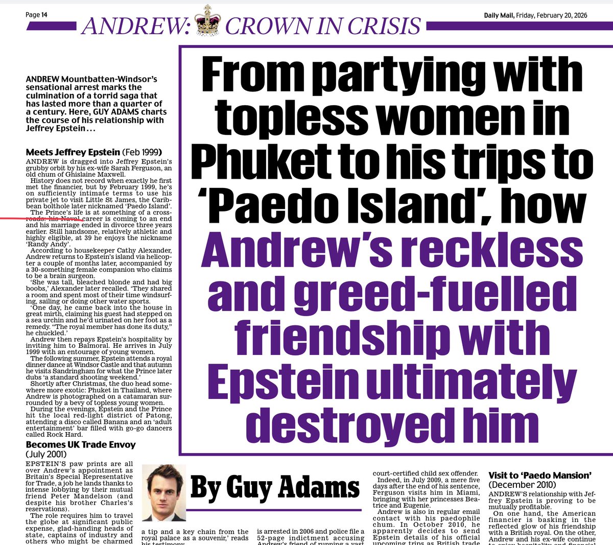 Guy Adams tweet media