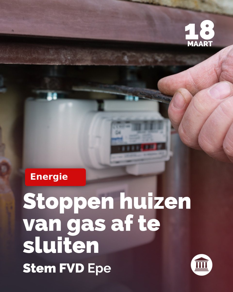 FVD_Epe's tweet image. De gemeente wil alle huizen van het gas.
FVD wil betrouwbare en betaalbare energie!

#gas #klimaatwaanzin