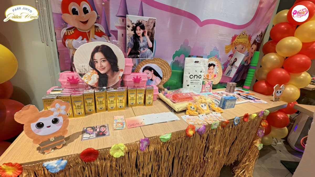 Golden hues, ocean blues, and birthday views 🌊☀️

Every detail of Jihyo Golden Waves was prepared with love. Thank you for filling it with warmth and memories. 💛

#JihyoGoldenWaves #HappyJIHYOday #OurBrightestSunJihyo #JihyoBee #JihyoCSE #ParkJihyo