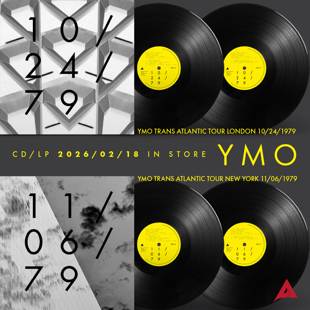 YMO、1979年のライブボックスからの 単独発売シリーズ完結🙌 ＼ 💿全5