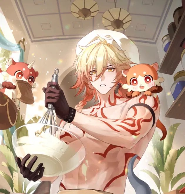 shiirkyy's tweet photo. Not over this artist on bilibili drawing this Mydei but their viewers kept requesting less clothes on Mydei https://t.co/cGvYvcg30b