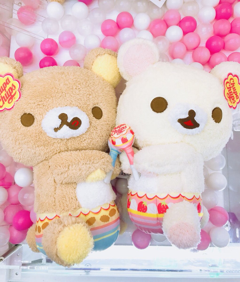 🗣️景品入荷情報 『リラックマ×チュッパチャプス ぬいぐるみXL