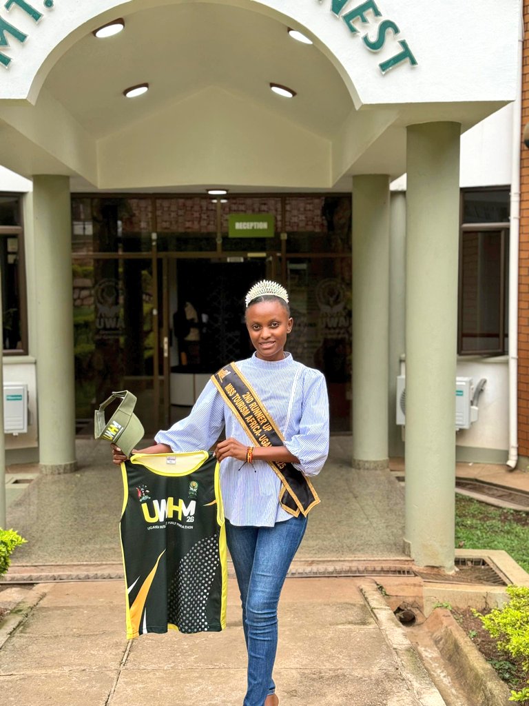 raythelioness's tweet image. Good morning from Uganda Wildlife Authority (@ugwildlife), Kampala 📍

As the Managing Director – Zazu Africa Safaris (@ZazuSafaris) &amp;amp; 2nd Runner Up Miss Tourism Africa-Uganda, I am proud to stand in support of the Uganda Wildlife Half Marathon 2026 🏃🏾‍♀️✨

Get your kit at UGX