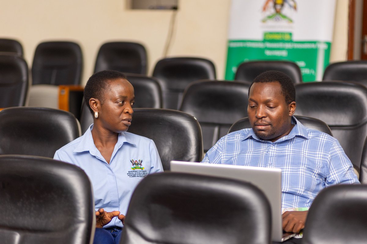 RIFMakerere's tweet photo. Day 4 highlight: 

Participants are reviewing their policy briefs and issue briefs with facilitators, refining them into strong knowledge translation products designed to reach the right audience and drive meaningful action and change. https://t.co/qabbgXQups