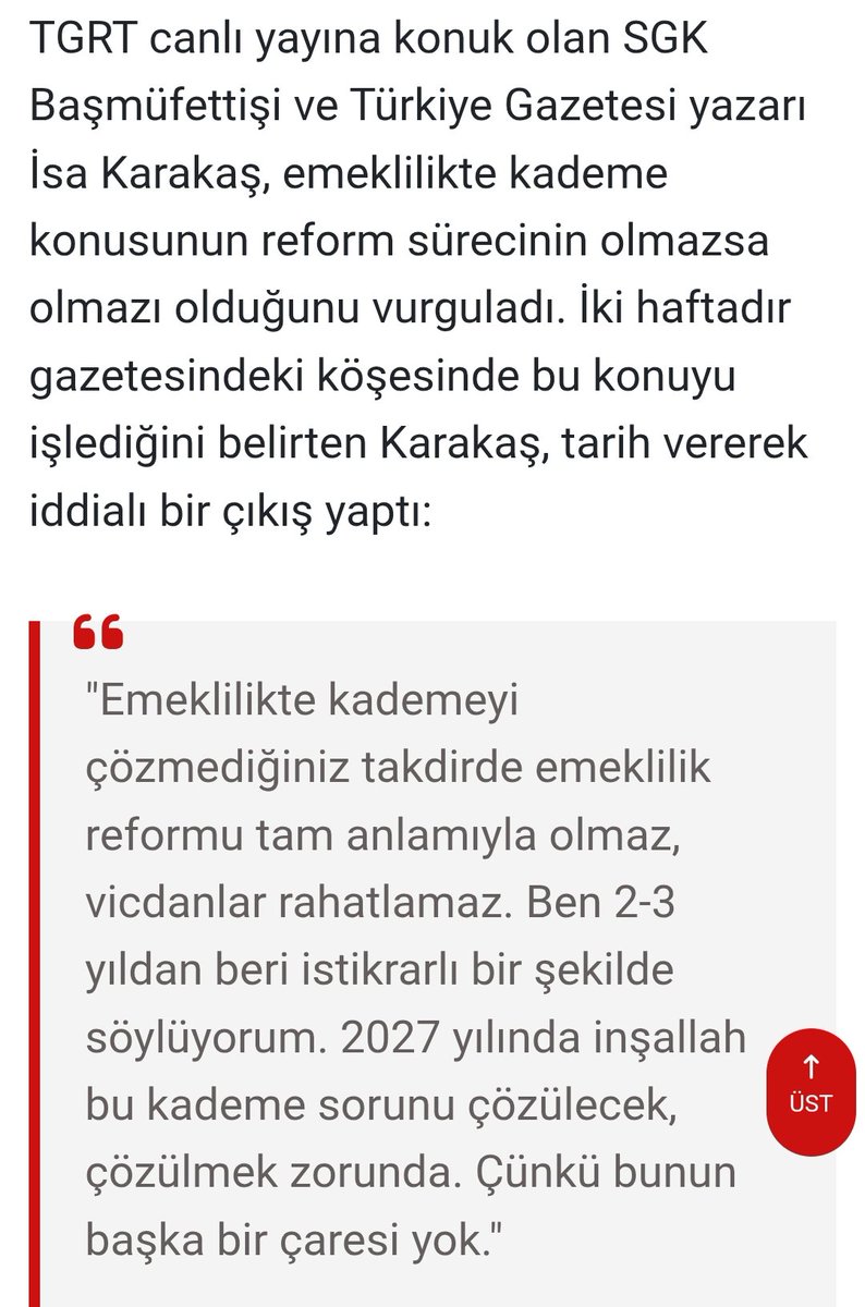 MutluGnz's tweet photo. Evet, kademeli emeklilik en geç 2027 Haziran'da, Kasım 2027 seçiminden 5  ay önce gelecek. 

Başka yolu yok. 

#VakitKademeVakti https://t.co/ME2O9vuiUR