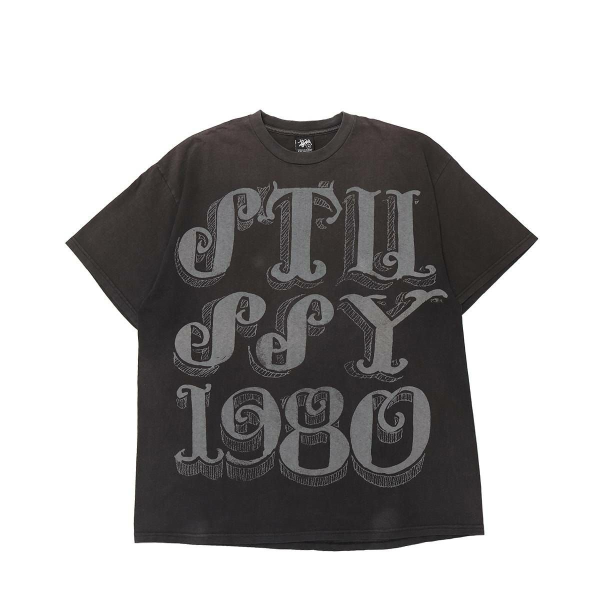 Stussy 00s Big-Printed 'STUSSY 1980' TEE BLACK | MFC STORE